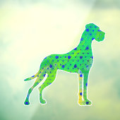 グリーンモダングレートDaneシルエット ウィンドウサイン (シート3)