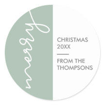 グリーンモダンシンプルクリスマススクリプト