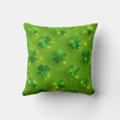グリーンモダンセントパトリックのデイクローバーコレクション クッション (裏面)