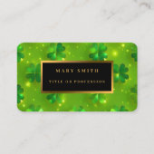 グリーンモダンセントパトリックのデイクローバーコレクション 名刺 (正面)