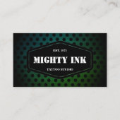 グリーンモダンタトグランジスタジオ | タトゥーアーティスト 名刺 (正面)