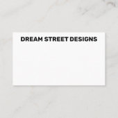 グリーンモダンツートーンの名刺 名刺 (裏面)