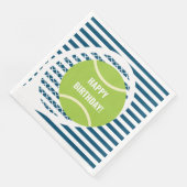 グリーンモダンテニスボールストライプの誕生日 (コーナー)