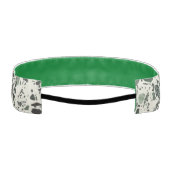 グリーンモダンテラッツォ アスレチックヘッドバンド (裏面)