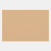 グリーンモダンピンク金ゴールドクリスマスツリーの枝 ラッピングペーパーシート (正面3)