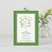 グリーンモダンファミリー懇親会ツリー セーブザデート (スタンド正面)