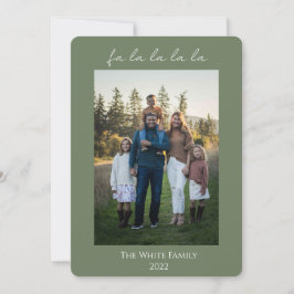 グリーンモダンファーラララ 招待状