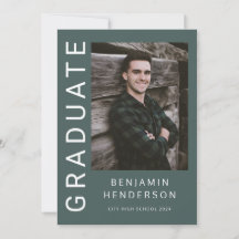 グリーンモダンフォトボーイ卒業