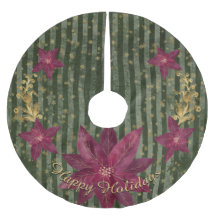 グリーンモダンフローラポインセチア個人メッセージ