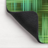 グリーンモダンプレイド マウスパッド (コーナー)