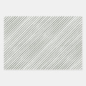 グリーンモダンホリデーラッピング紙シート ラッピングペーパーシート (正面3)