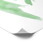 グリーンモダンボウコケット卒業パーティーへようこそ ポスター (角)