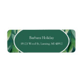 グリーンモダンボヘミアン自然 ラベル (正面)