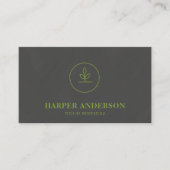 グリーンモダンミニマルエコプロフェッショナル事業 名刺 (正面)