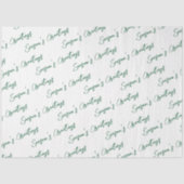 グリーンモダンラインホリデイ 薄葉紙 (正面)