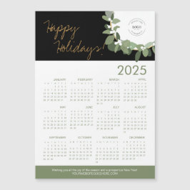 グリーンモダンリースブラックロゴはこちら2025年カレンダー