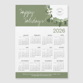 グリーンモダンリースロゴはこちら2025カレンダー (正面)