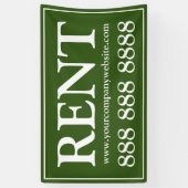 グリーンモダンレンタル事業 横断幕 (縦)