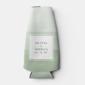 グリーンモダン結婚ズ ボトルクーラー (正面)