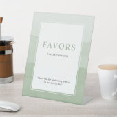 グリーンモダン結婚ズ 台座サイン (インサイチュ)