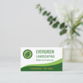 グリーンモダン造園ロ気にーン 名刺 (スタンド正面)