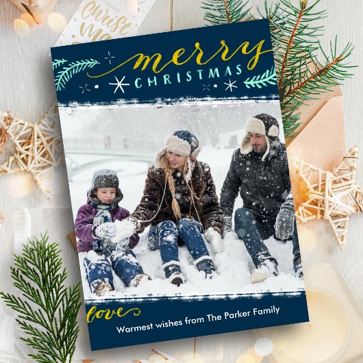 グリーンモダン金ゴールドスクリプシンプルト磁気