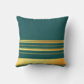 グリーンモダン金ゴールドラグジュアリーリネンテクスチャコレクション クッション (裏面)