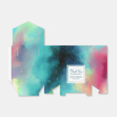 グリーンモダン&レッド宇宙ネブラウォーター色 フェイバーボックス (折り畳みなし)