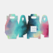 グリーンモダン&レッド宇宙ネブラウォーター色 フェイバーボックス (折り畳みなし)