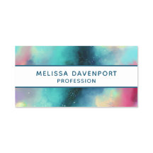 グリーンモダン&レッド宇宙ネブラウォーター色