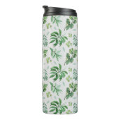 グリーンモノグラムのボタ離れニカルホームデコール タンブラー (回転右)