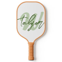 グリーンモノグラム名前をカスタムするとイニシャル