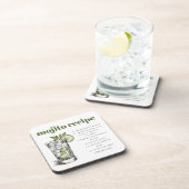 グリーンモヒトトレシピ コースター (右側)