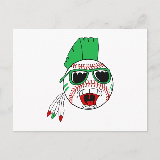 グリーンモホーク野球 ポストカード (正面)