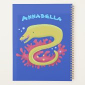 グリーンモレイのユーモアあふれるイラスト プランナー手帳 (裏面)