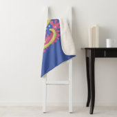 グリーンモレイウナギおもしろいアニメイラストレーション シェルパブランケット (インサイチュ)