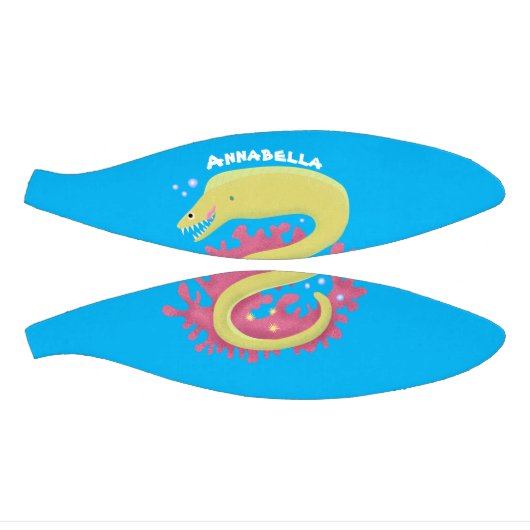 グリーンモレイウナギおもしろいアニメイラストレーション ミニバスケットボール (パネル)