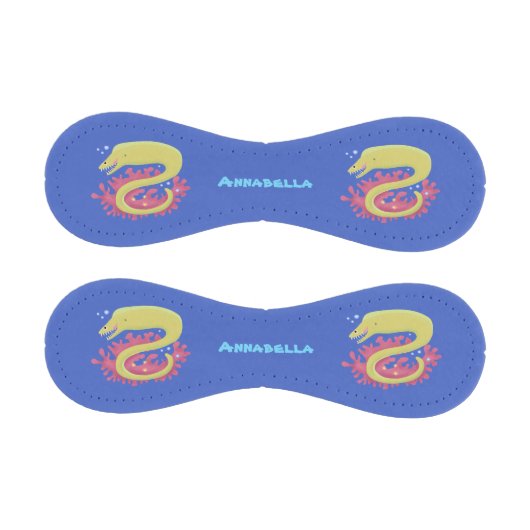 グリーンモレイウナギおもしろいアニメイラストレーション 野球ボール (パネル)