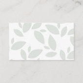 グリーンモンキーおむつラッフルチケット エンクロージャーカード (裏面)