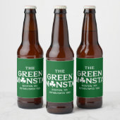 グリーンモンスタボストングリーンモンスタ野球ギフト ビールラベル (ボトル)