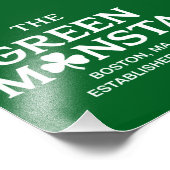 グリーンモンスタボストングリーンモンスタ野球ギフト フォトプリント            (角)