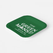 グリーンモンスタボストングリーンモンスタ野球ギフト ペーパープレート (傾斜あり)