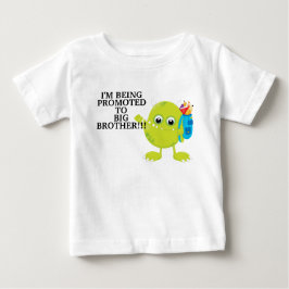 グリーンモンスターがお兄さんに昇格！ ベビーTシャツ