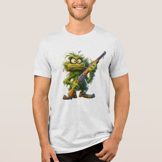 グリーンモンスターシューター トライブレンドTシャツ (正面)