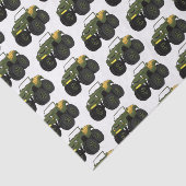 グリーンモンスタートラック漫画イラストレーション 薄葉紙 (詳細)