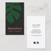 グリーンモンスタートロピカルリーフイベント計画 名刺 (正面/裏面)