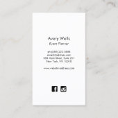 グリーンモンスタートロピカルリーフイベント計画 名刺 (裏面)