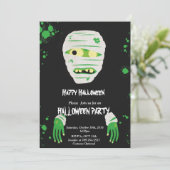 グリーンモンスターハロウィーンをトリックまたは扱う 招待状 (スタンド正面)