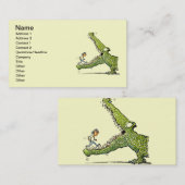 グリーンモンスタービジネスカード 名刺 (正面/裏面)