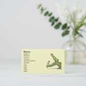 グリーンモンスタービジネスカード 名刺 (スタンド正面)